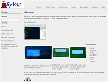Tablet Screenshot of byvac.com
